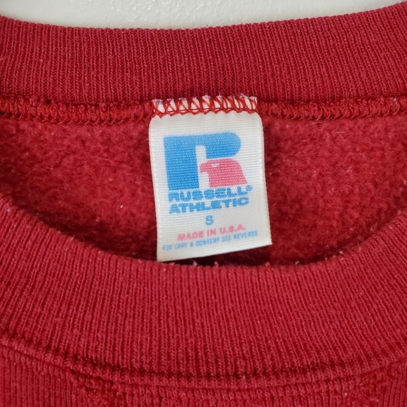 Vintage 80s Russell Phi Kappa Tau Greek Fraternity Crewneck Sweatshirt S College - Picture 2 of 13